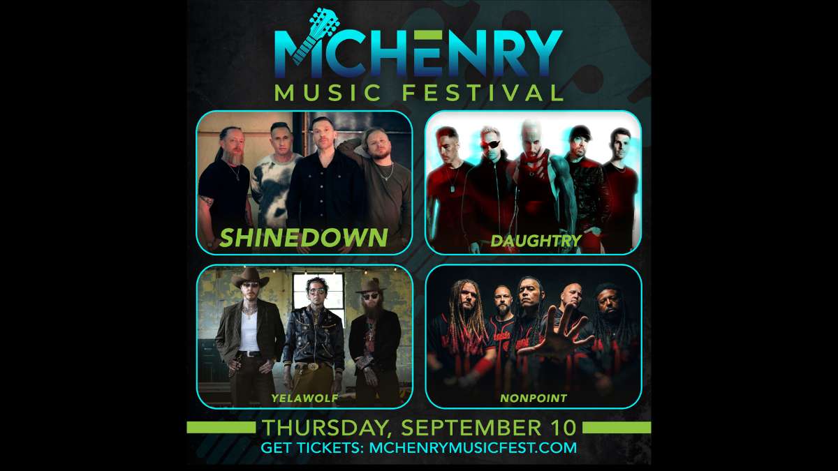 McHenry Music Festival - SHINEDOWN - VIP Reserved Seating Tickets |  Mchenry, IL | The McHenry Music Festival