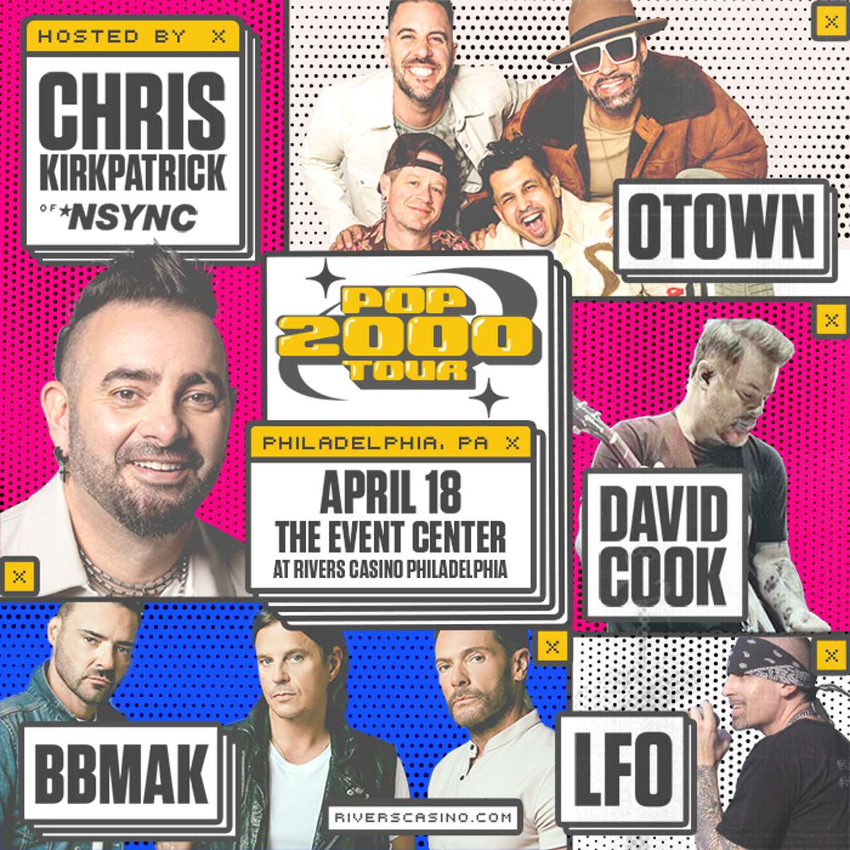 Pop 2000 Tour Tickets | Philadelphia, PA | Rivers Casino Philadelphia