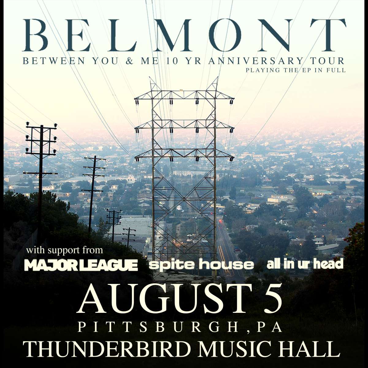 Belmont - Between You & Me 10 Yr Anniversary Tour