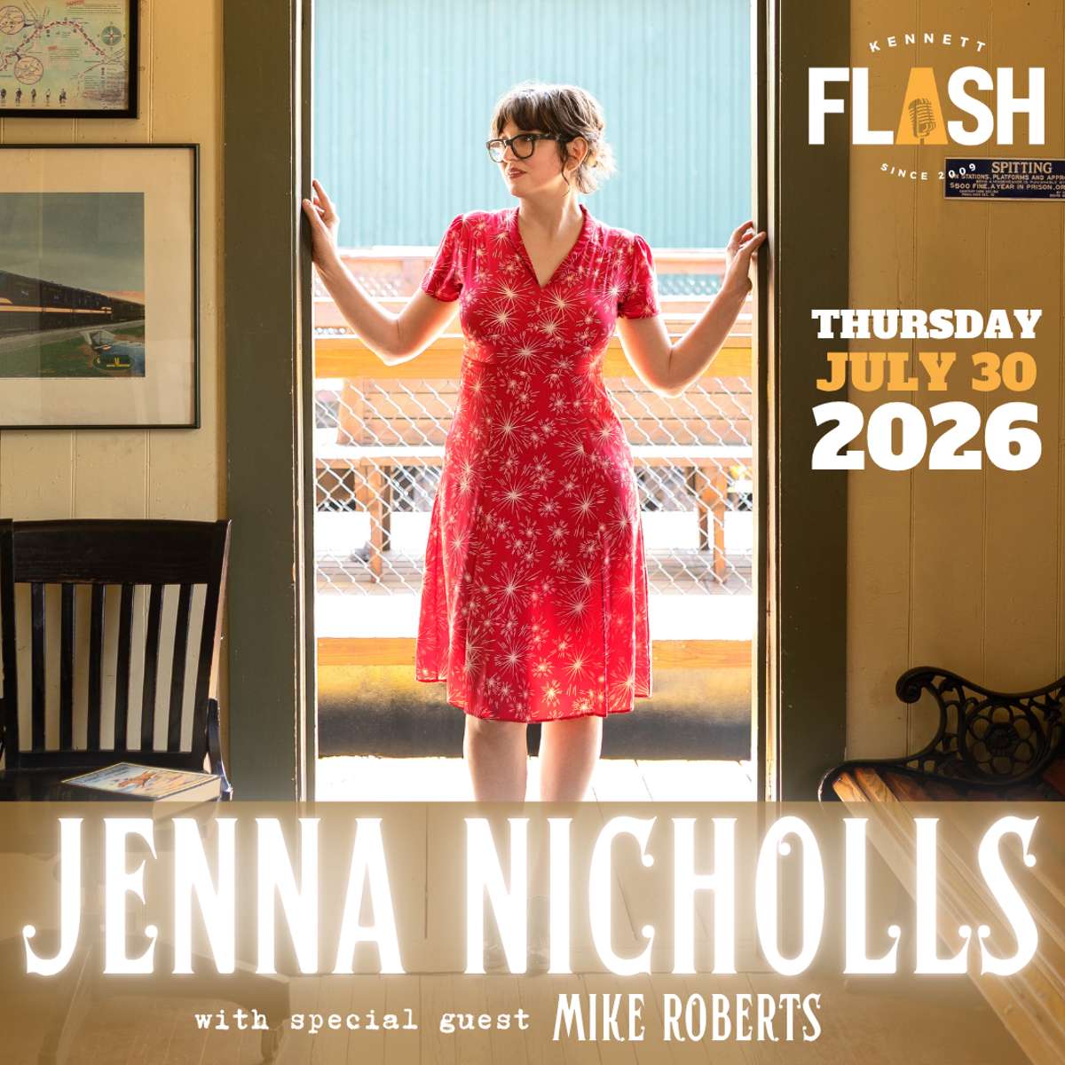 JENNA NICHOLLS with special guest MIKE ROBERTS