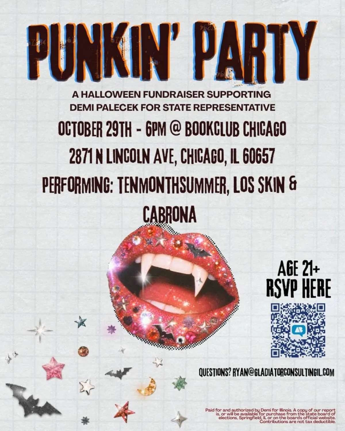 Punkin' Party - A Halloween Fundraiser Supporting Demi Palecek for State Representative