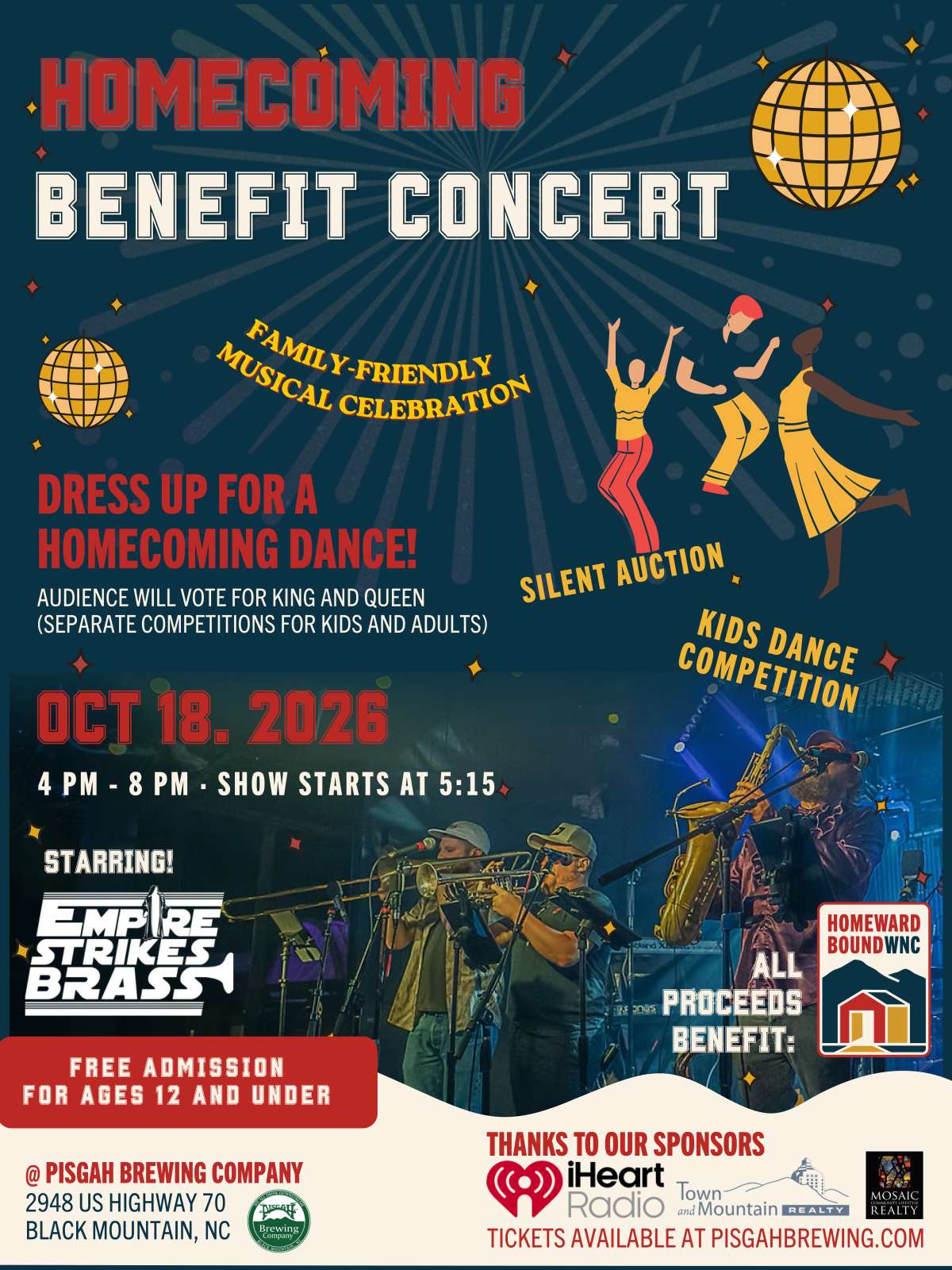 Empire Strikes Brass - Benefit Concert for Homeward Bound WNC