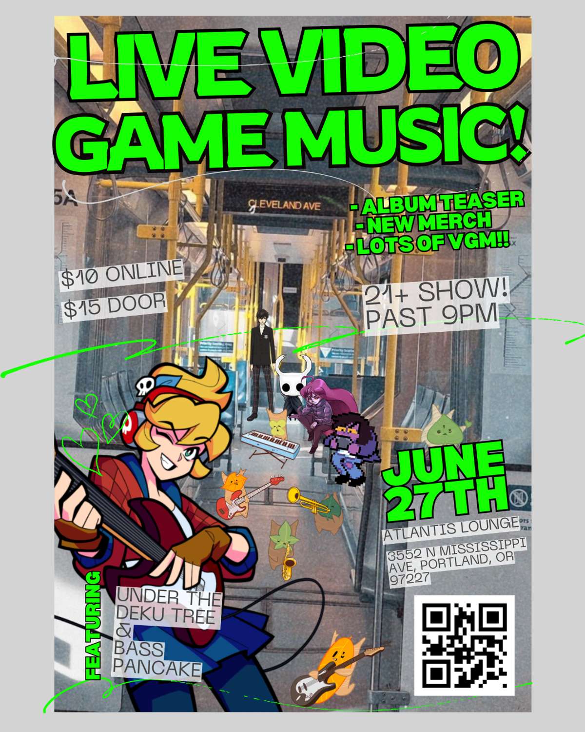 Live Video Game Music Tickets | Portland, OR | Atlantis Lounge