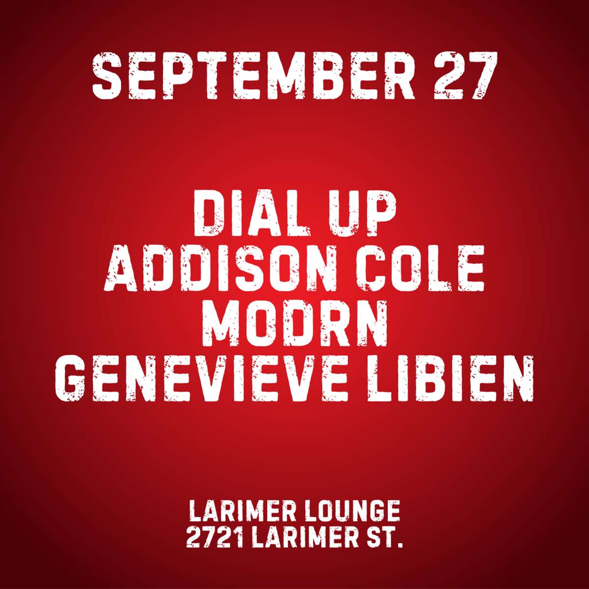 Dial Up w/ Addison Cole, modrn + Genevieve Libien