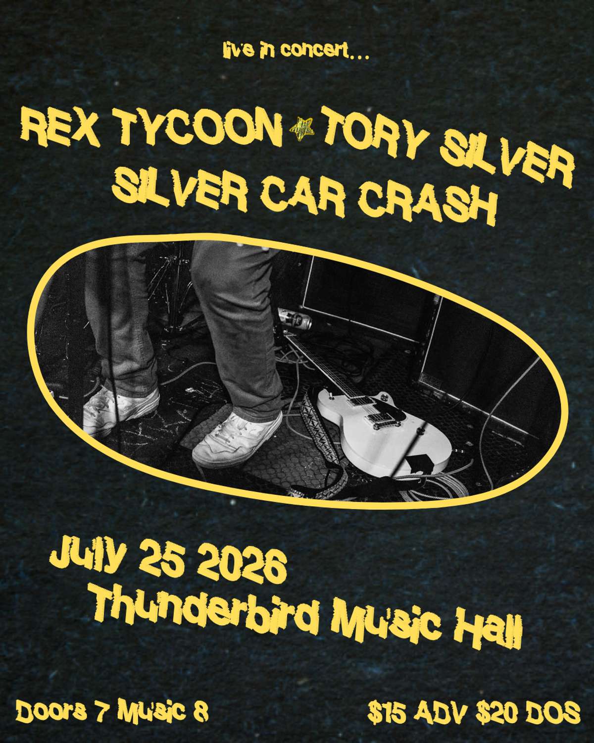Rex Tycoon with Silver Car Crash and Tory Silver