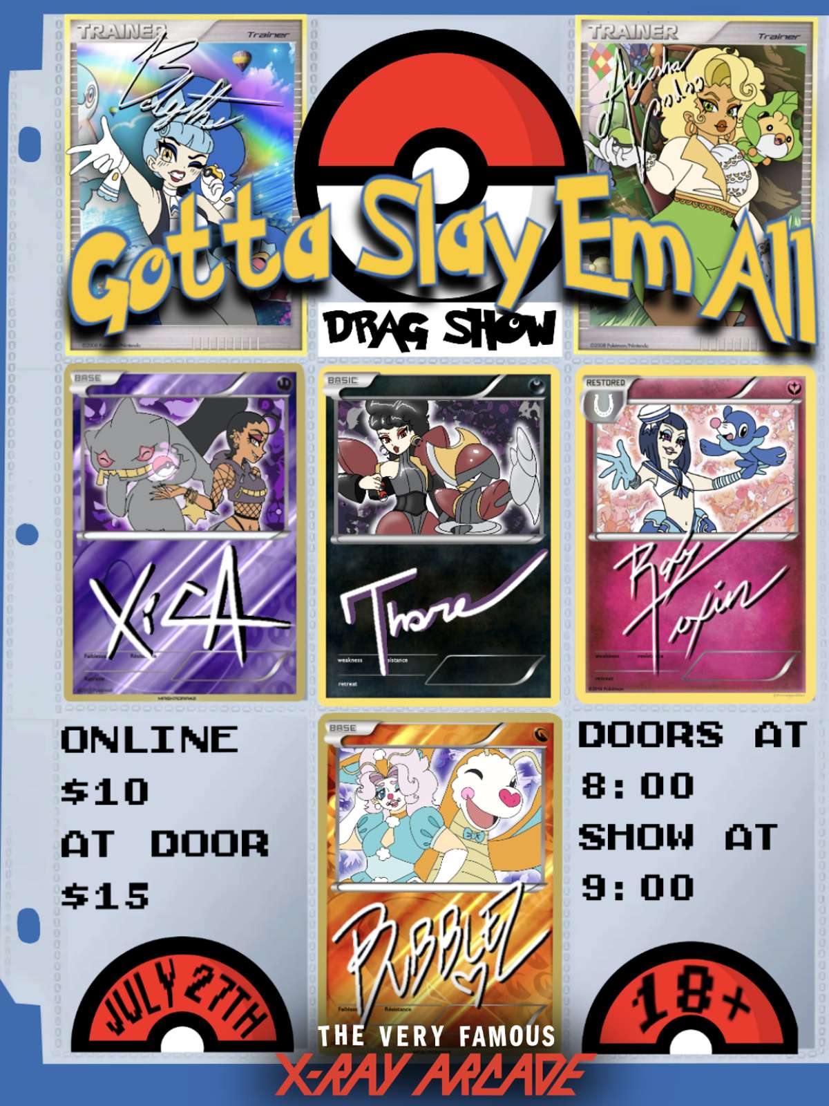 AYESHA VOODOO PRESENTS: GOTTA SLAY 'EM ALL - A POKEMON THEMED DRAG SHOW