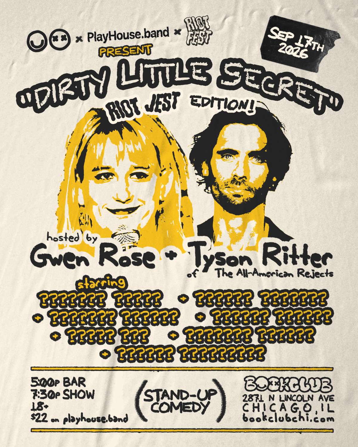 "DIRTY LITTLE SECRET": RIOT JEST EDITION