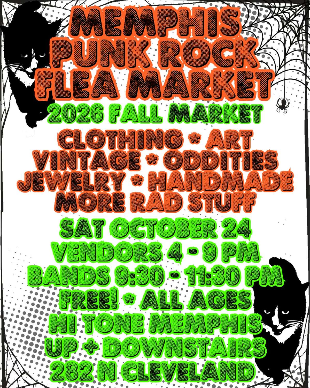 Memphis Punk Rock Flea Market  *free* [Both Rooms]