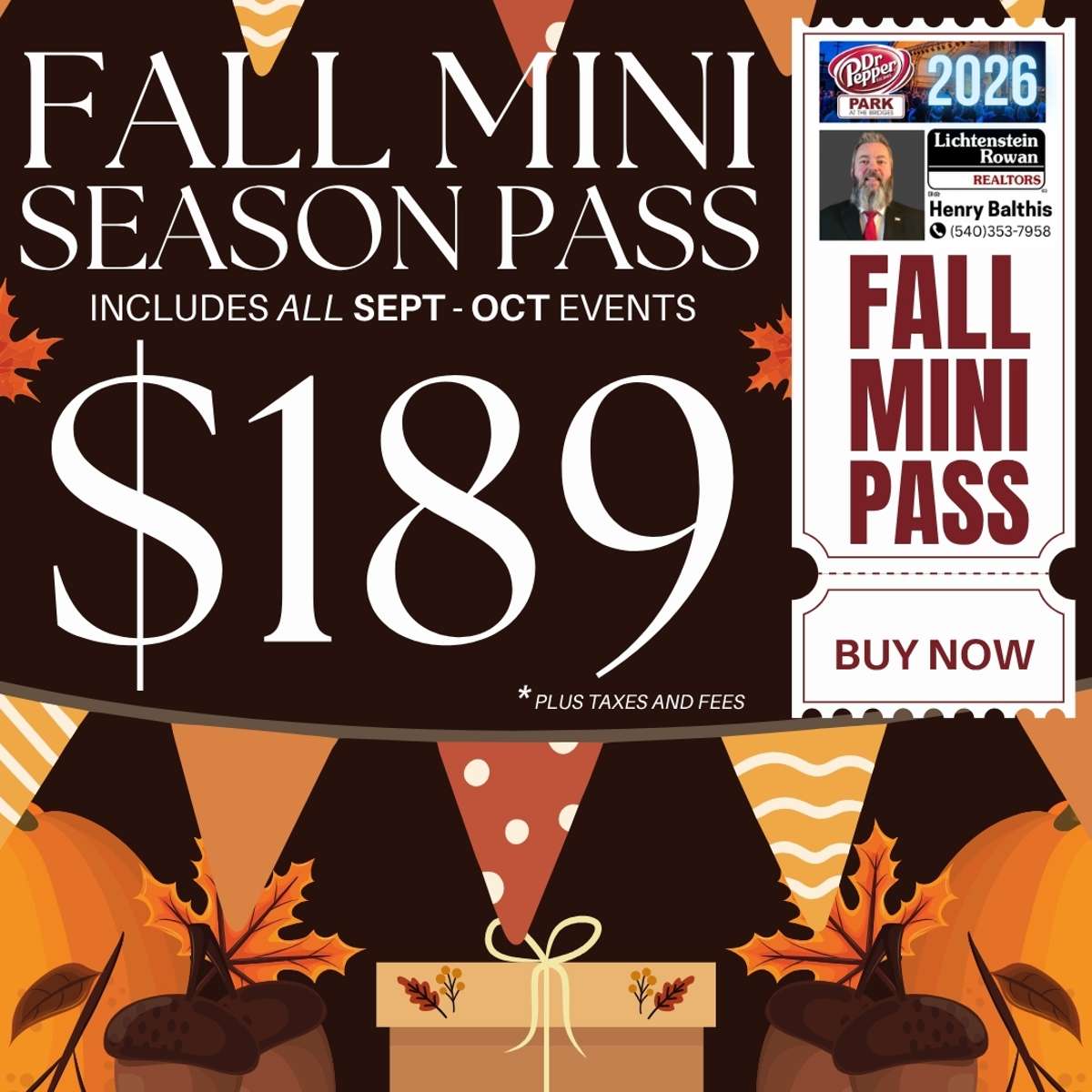 2026 Season Pass Mini (September-October)