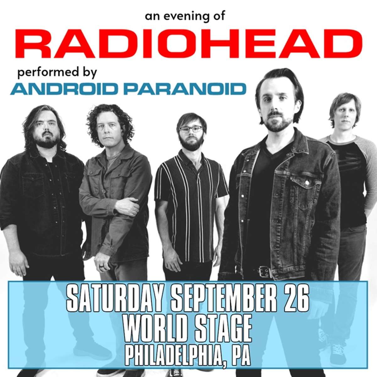 An Evening of Radiohead performed by Android Paranoid Tickets