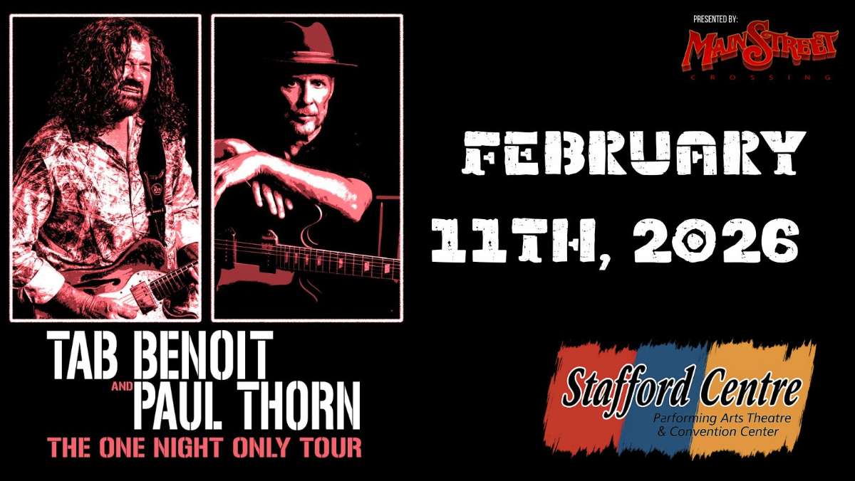Tab Benoit and Paul Thorn Band The One Night Only Tour Tickets
