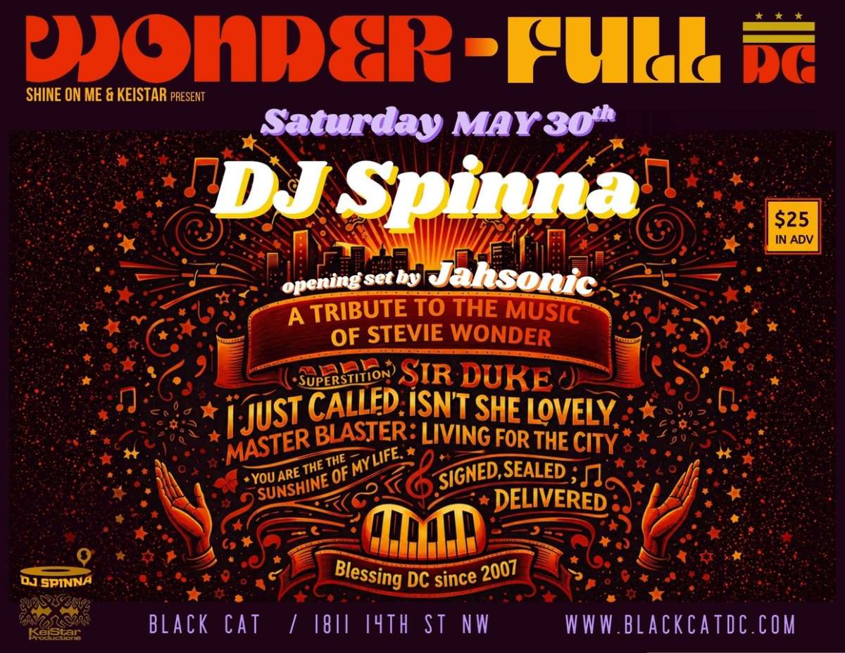 Wonder-Full DC: A Tribute To The Music Of Stevie Wonder Tickets