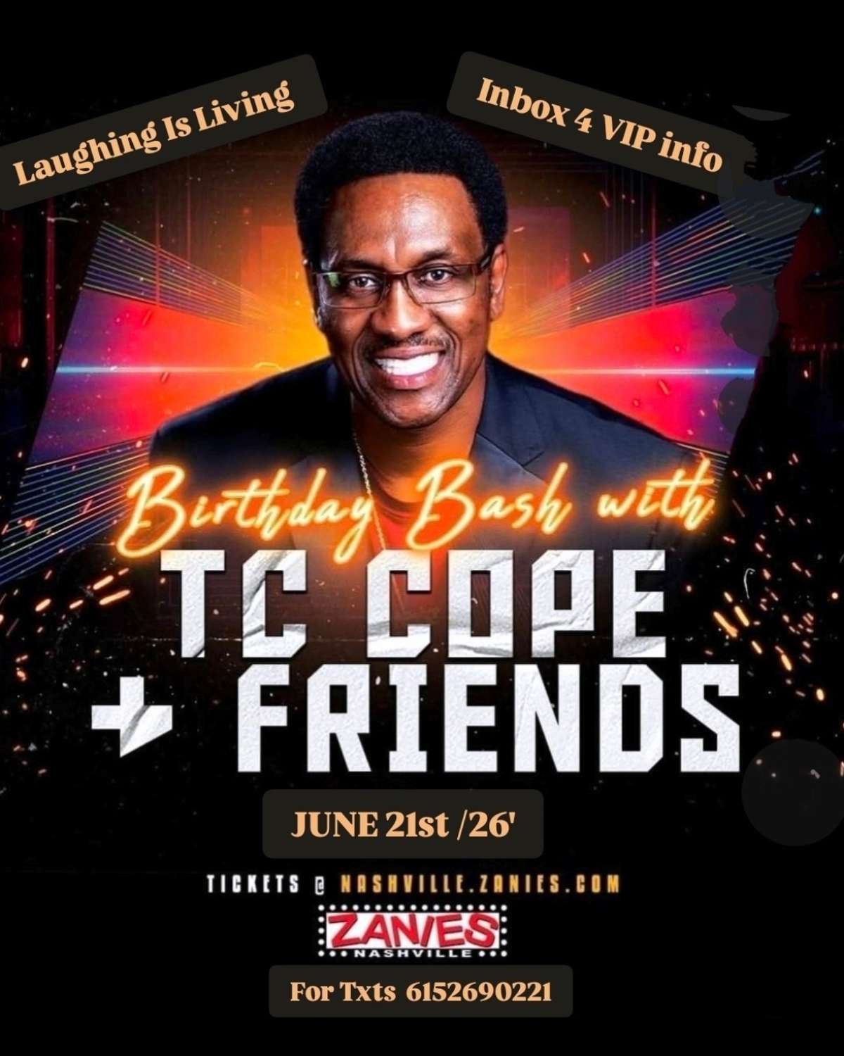 TC Cope & Friends Birthday Bash Tickets | Nashville, TN | Zanies