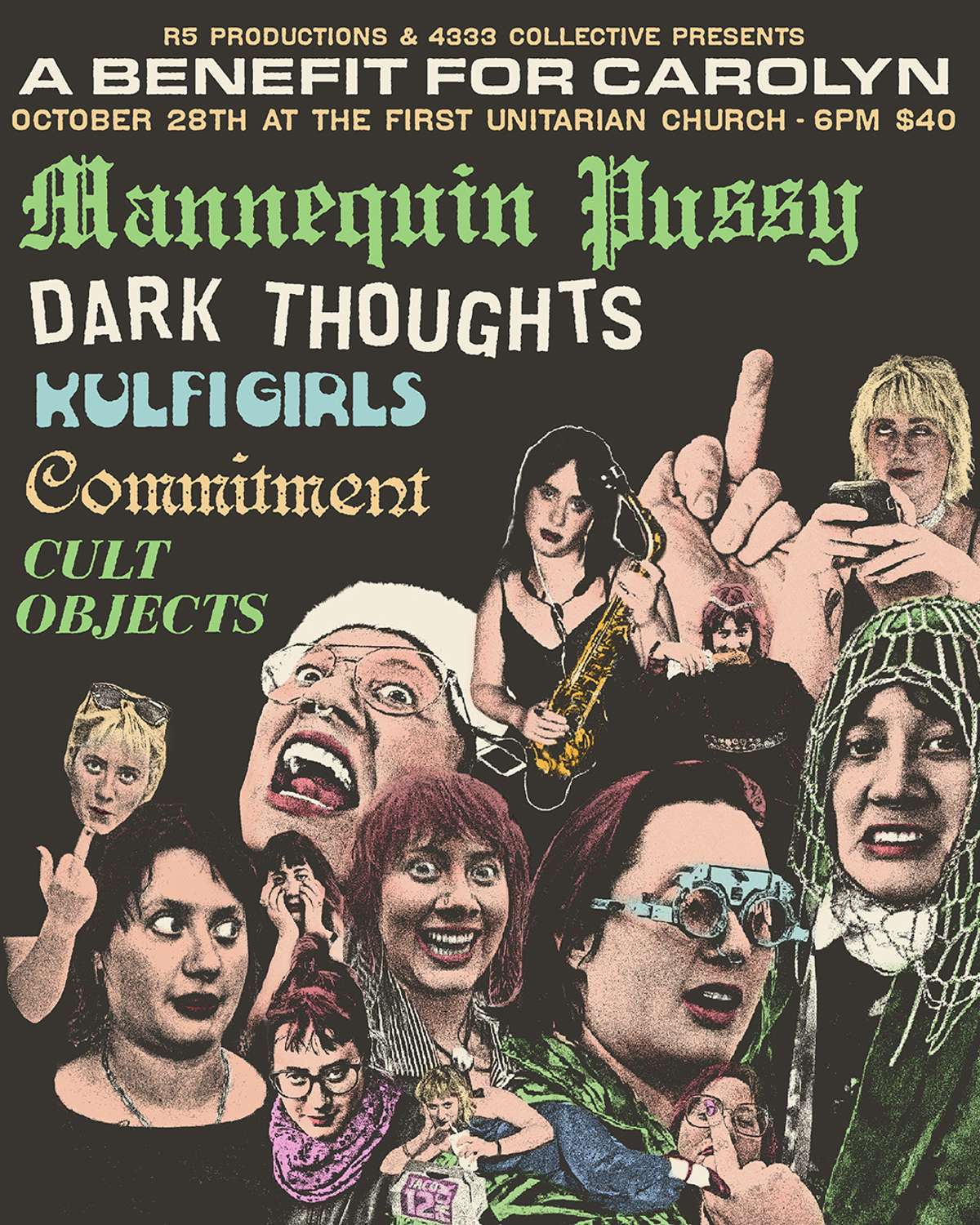 Mannequin Pussy, with Dark Thoughts, KulfiGirls, Commitment, Cult Objects