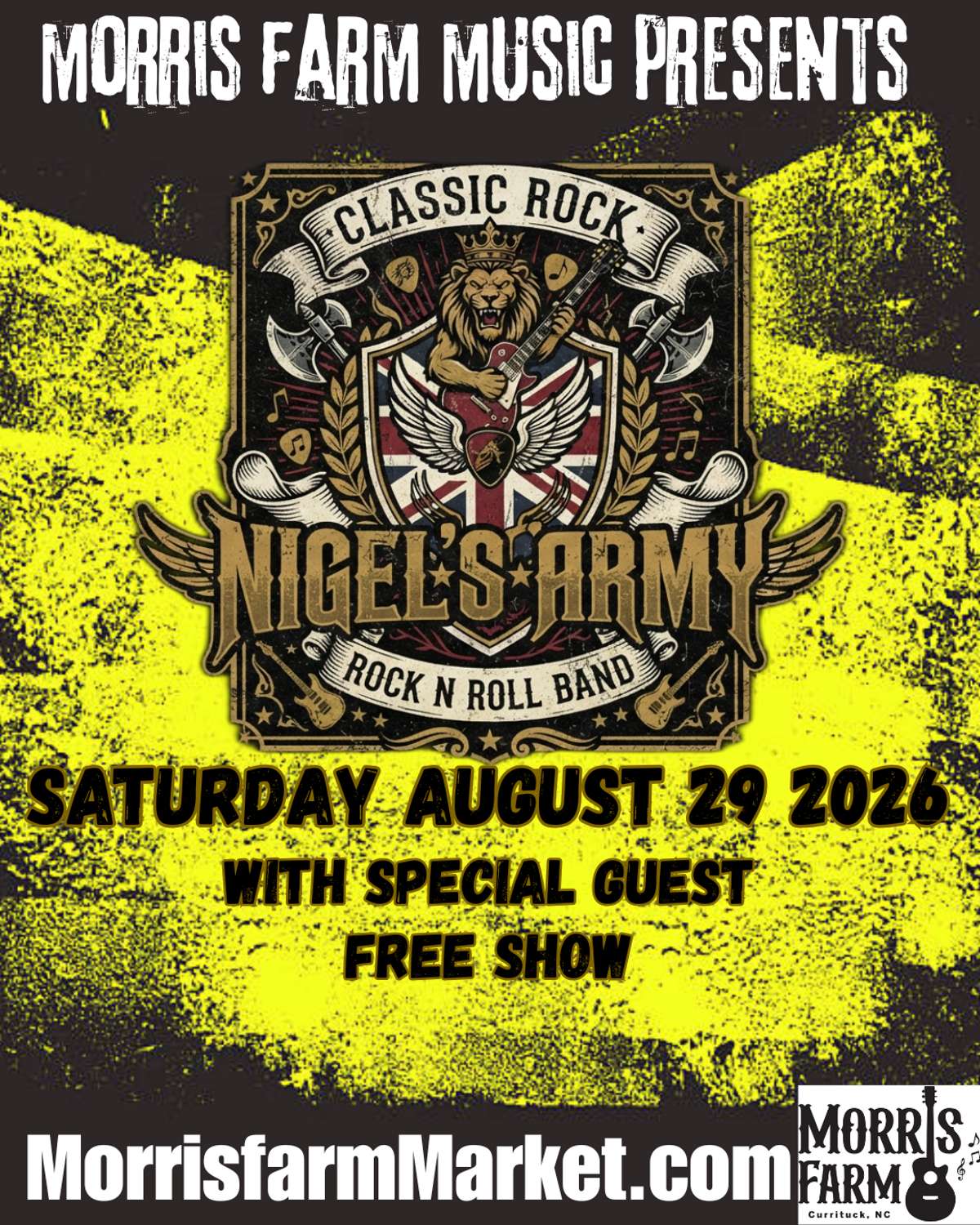 Nigel's Army With Special Guest *FREE SHOW*