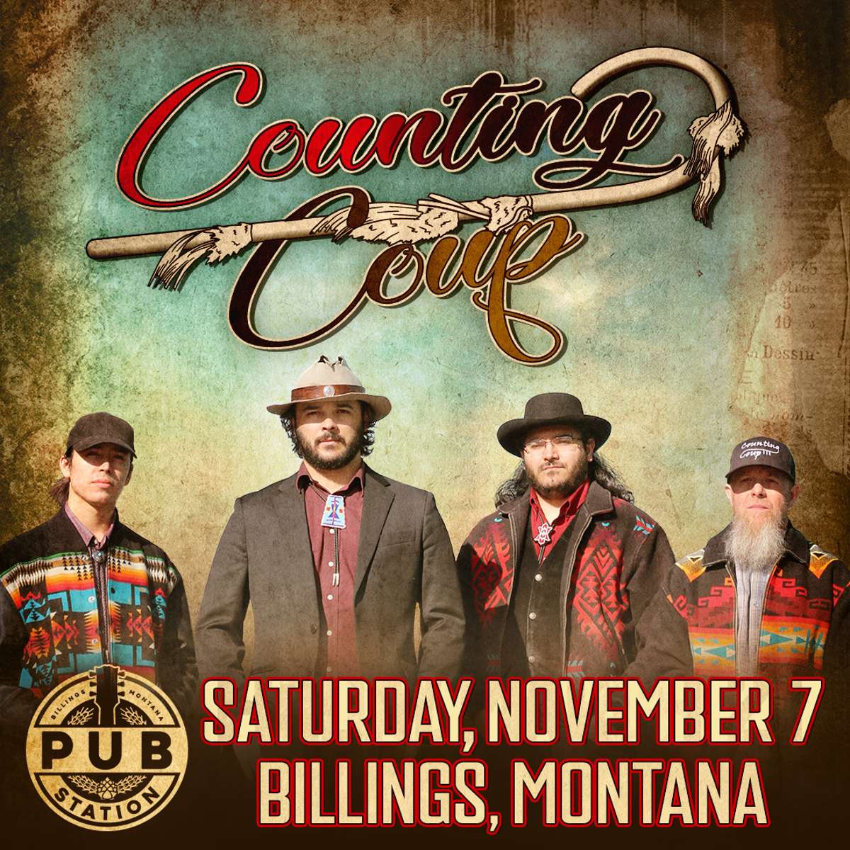 Counting Coup with special guest PB&J – (Ages 21+)