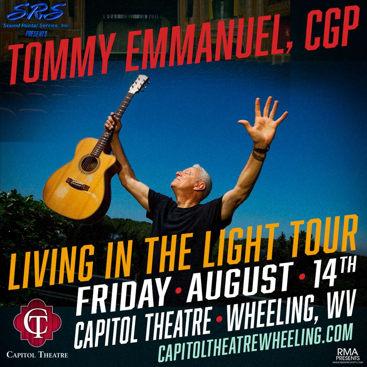 TOMMY EMMANUEL, CGP – LIVING IN THE LIGHT TOUR