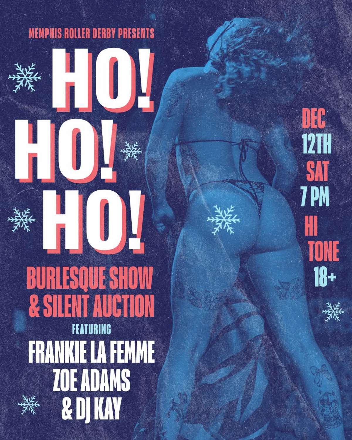 The Ho Ho Ho Burlesque Show & Silent Auction [Big Room-Upstairs]