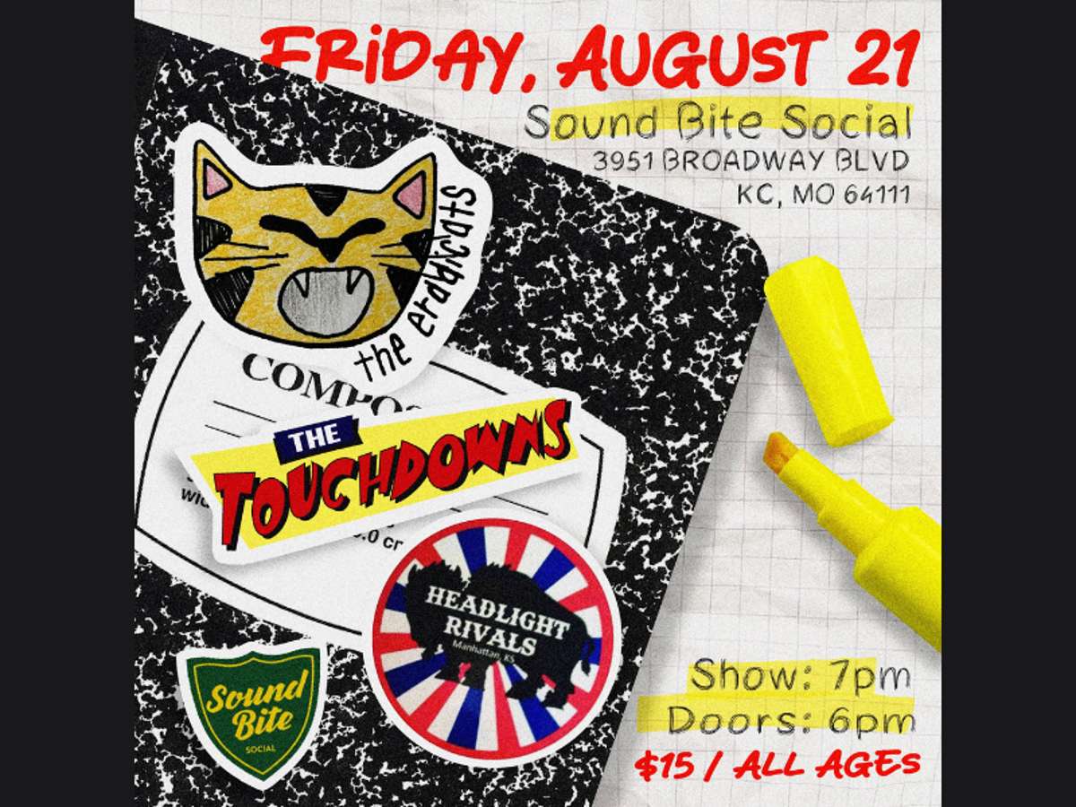The Eradicats / The Touchdowns / Headlight Rivals Tickets | Kansas