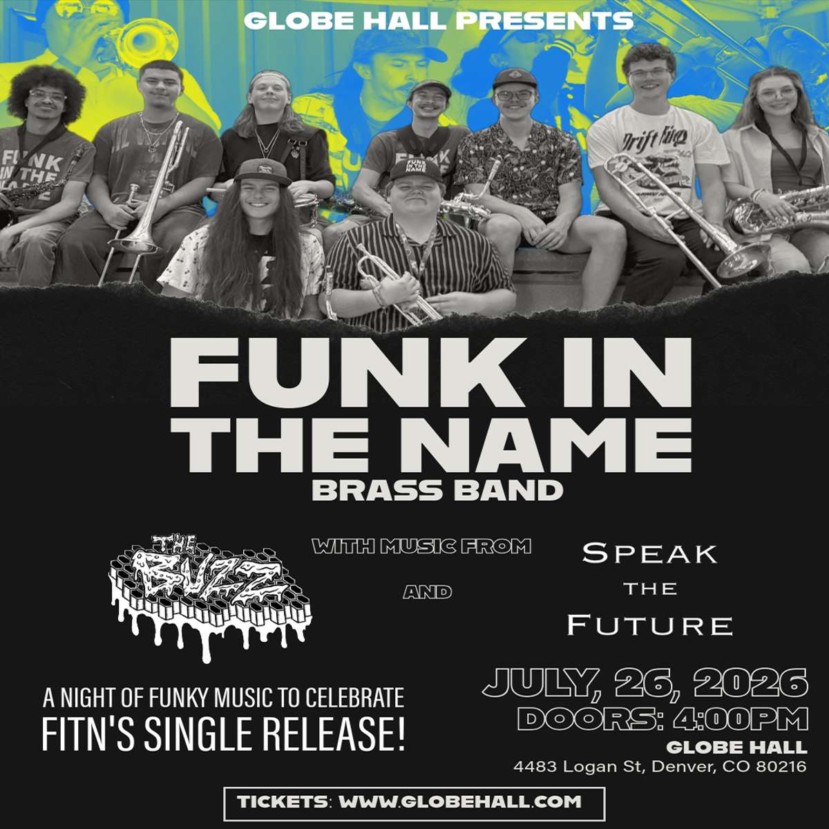Funk In The Name w/ The Buzz + Speak The Future