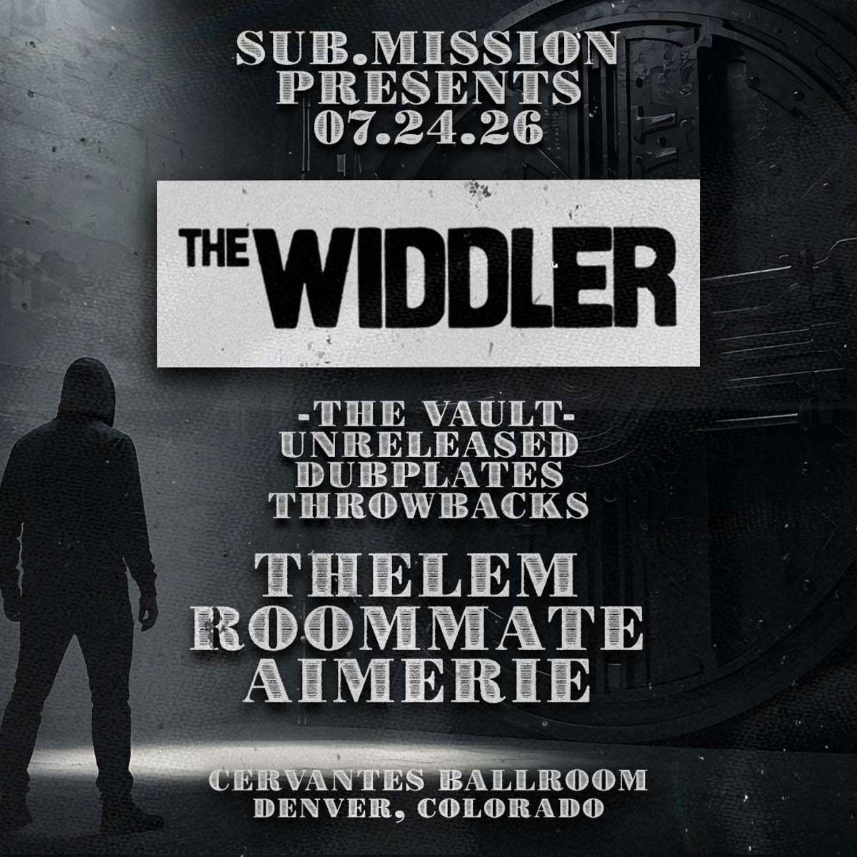 The Widdler w/ Thelem, Roommate, Aimerie - HSD Sound **FRIDAY 7/24**