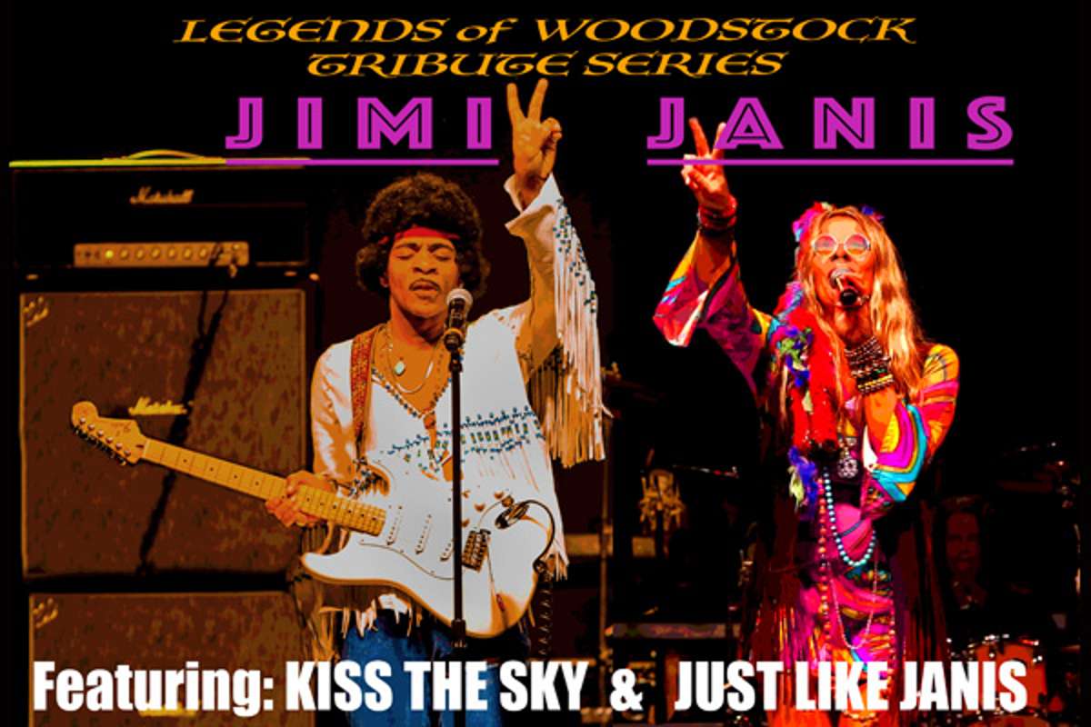 Legends of Woodstock Tribute Series featuring Kiss The Sky and Just Like Janis