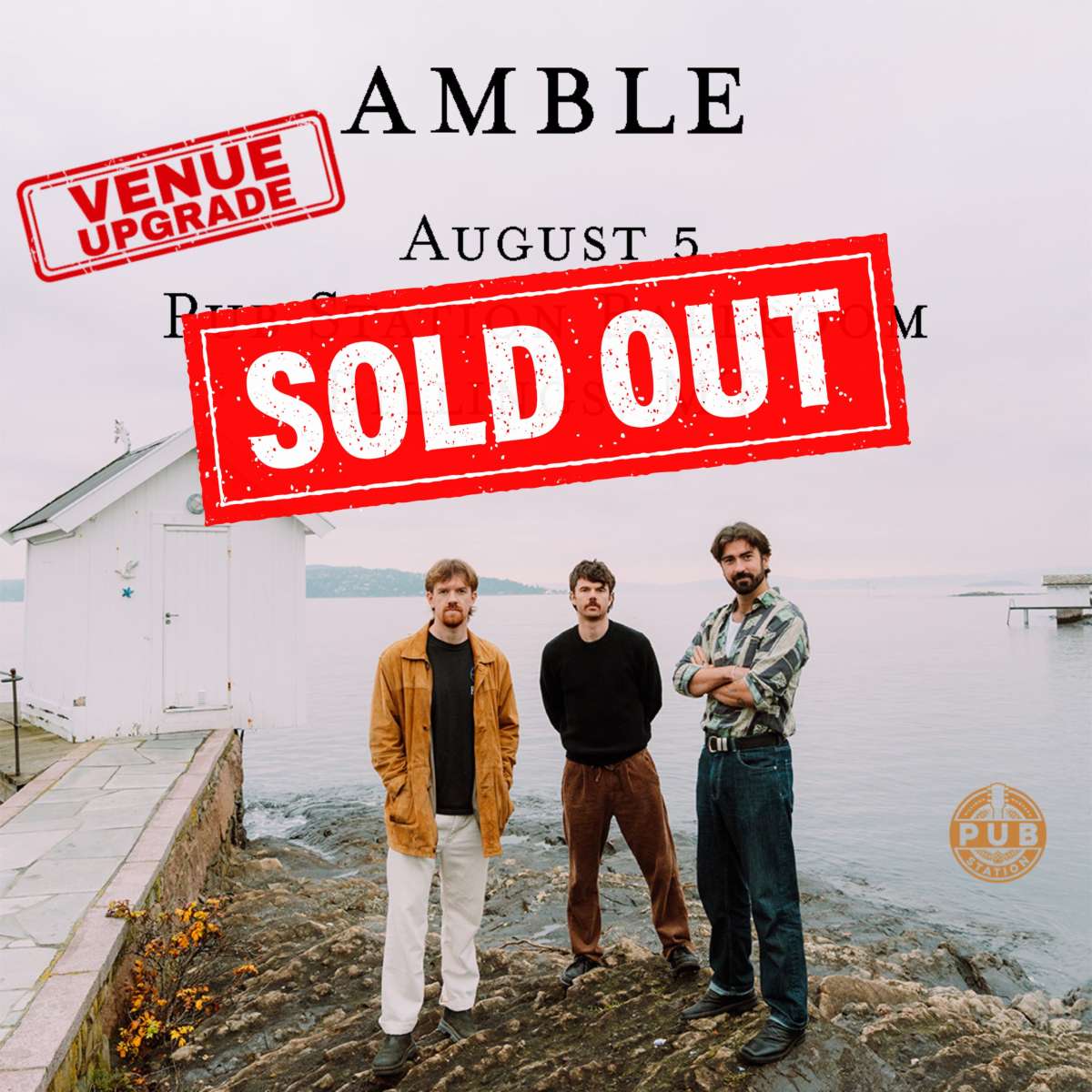 Amble with special guest Fabrizio - Moved from the Taproom into the Ballroom - (SOLD OUT)
