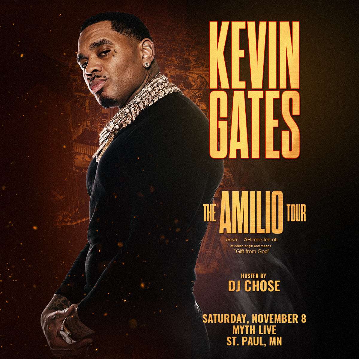 Kevin gates the amilio tour tickets maplewood mn myth live