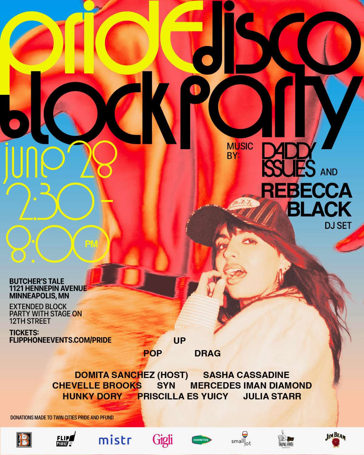 Pride Disco Block Party w/Rebecca Black + Daddy Issues + Drag Show