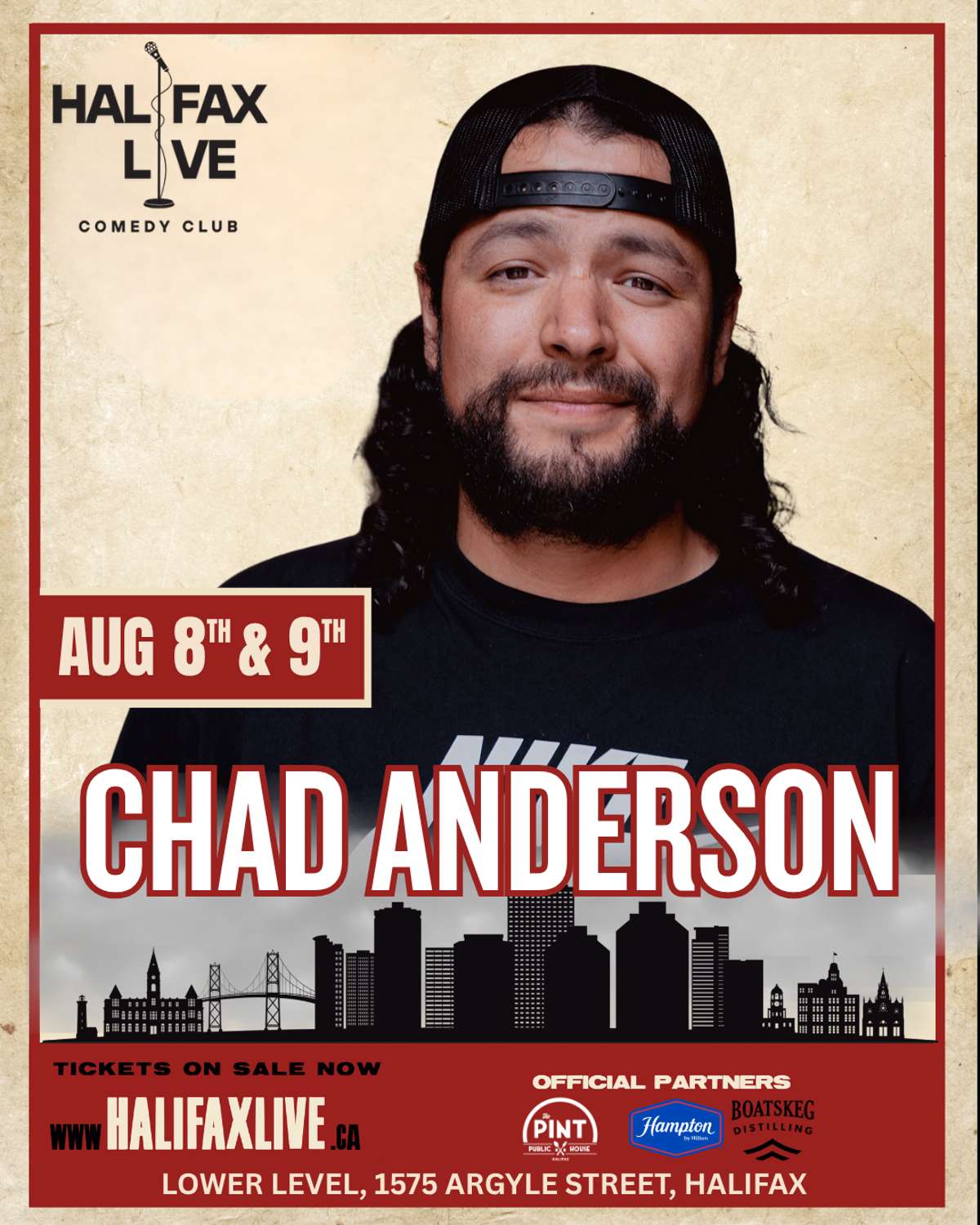 An Evening of Comedy with Chad Anderson Live at Halifax Live Comedy Club