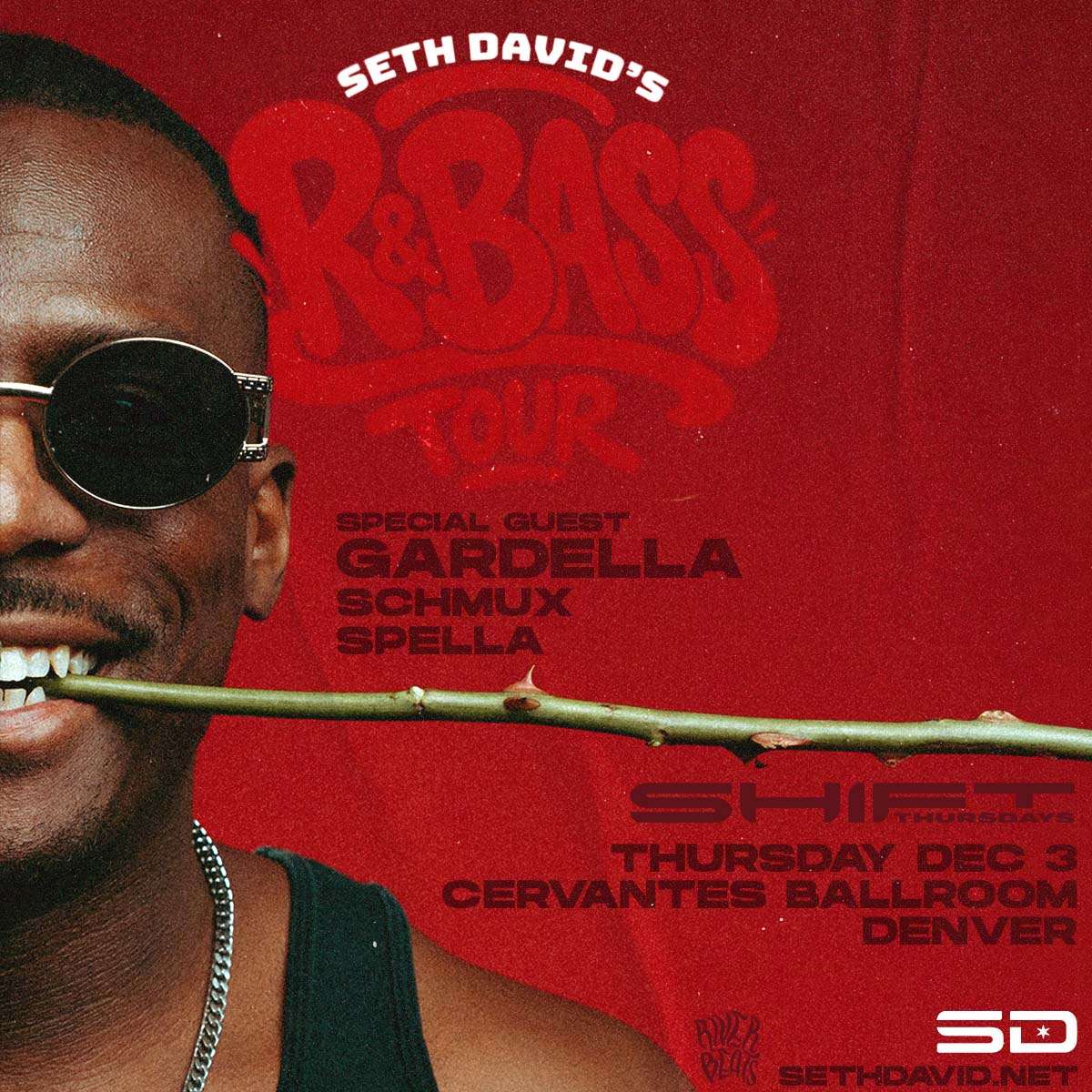SHIFT Ft. Seth David's R&Bass Tour w/ Special Guest Gardella, Schmux, Spella