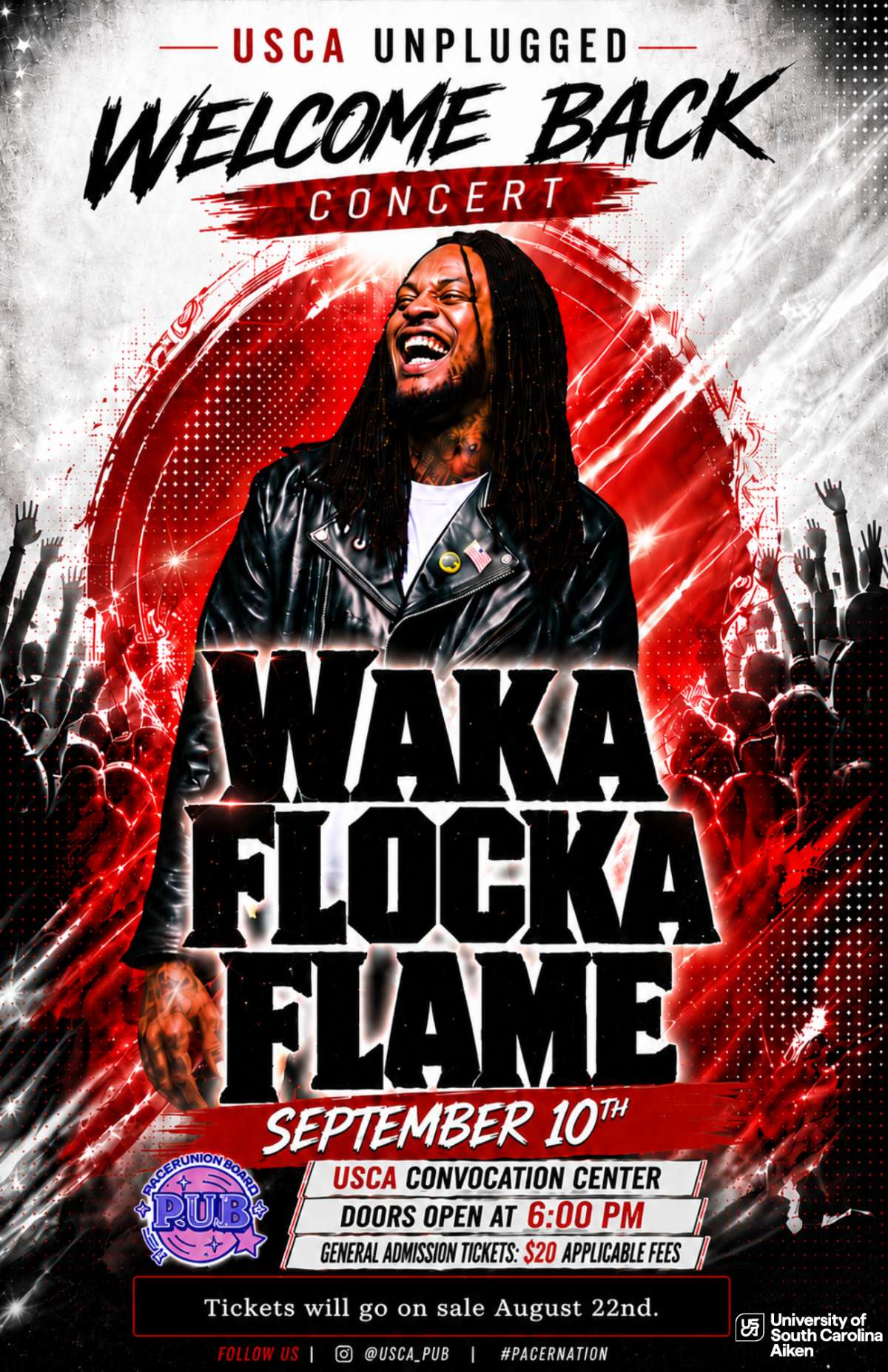 WAKA FLOCKA FLAME presented by USCA Unplugged at the USC Aiken Convocation Center