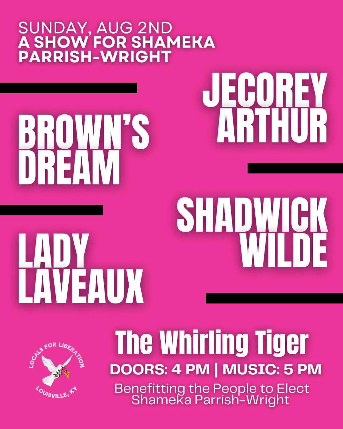 A Show for Shameka Parrish-Wright, because WE GET THERE TOGETHER!