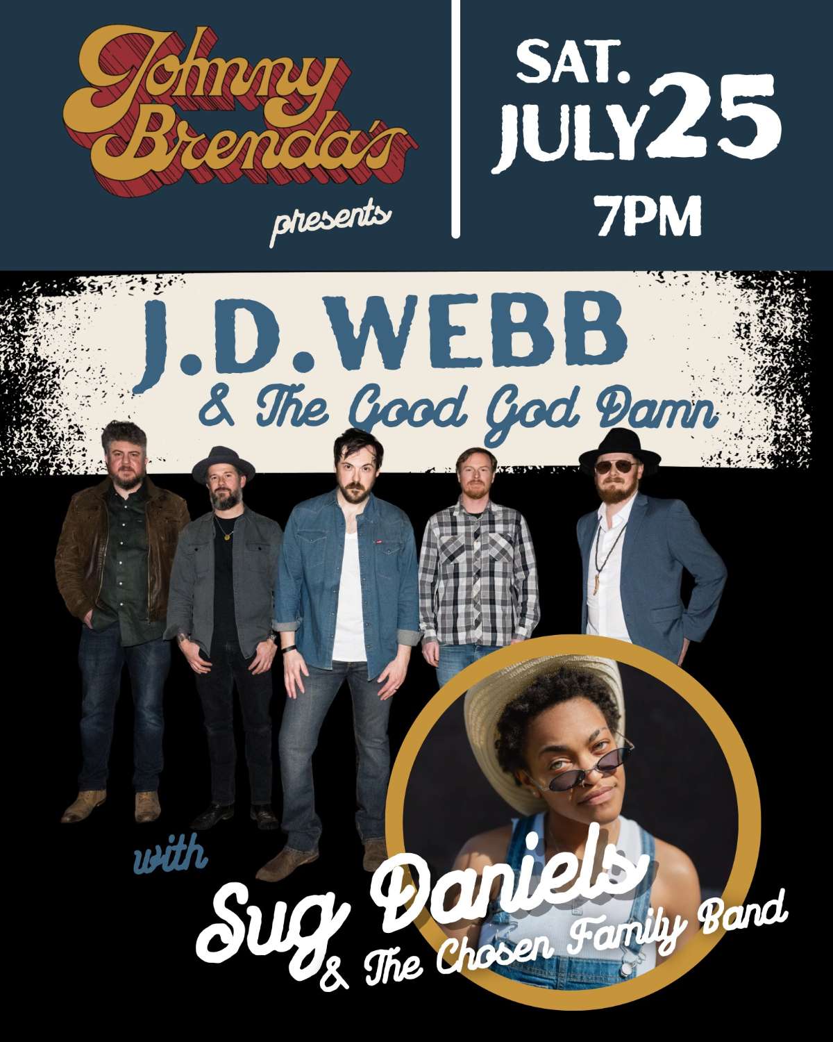 J.D. Webb & The Good God Damn with Sug Daniels