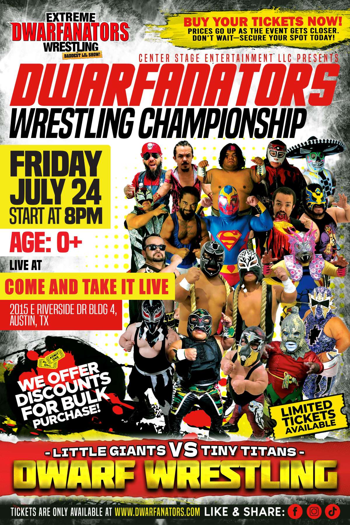 EXTREME DWARFANATORS WRESTLING