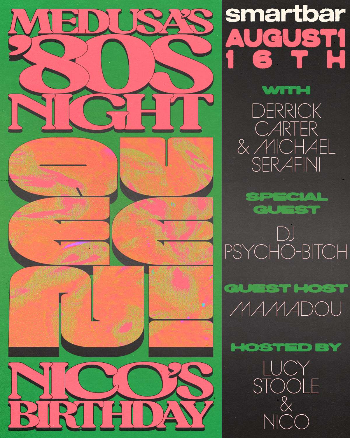 ✧ 80s ✧ 昭和レトロ喫茶 ミッドセンチュリー ベロア ベージュベルベット Nico's Birthday Queen! Medusa's '80s Night Featuring Derrick
