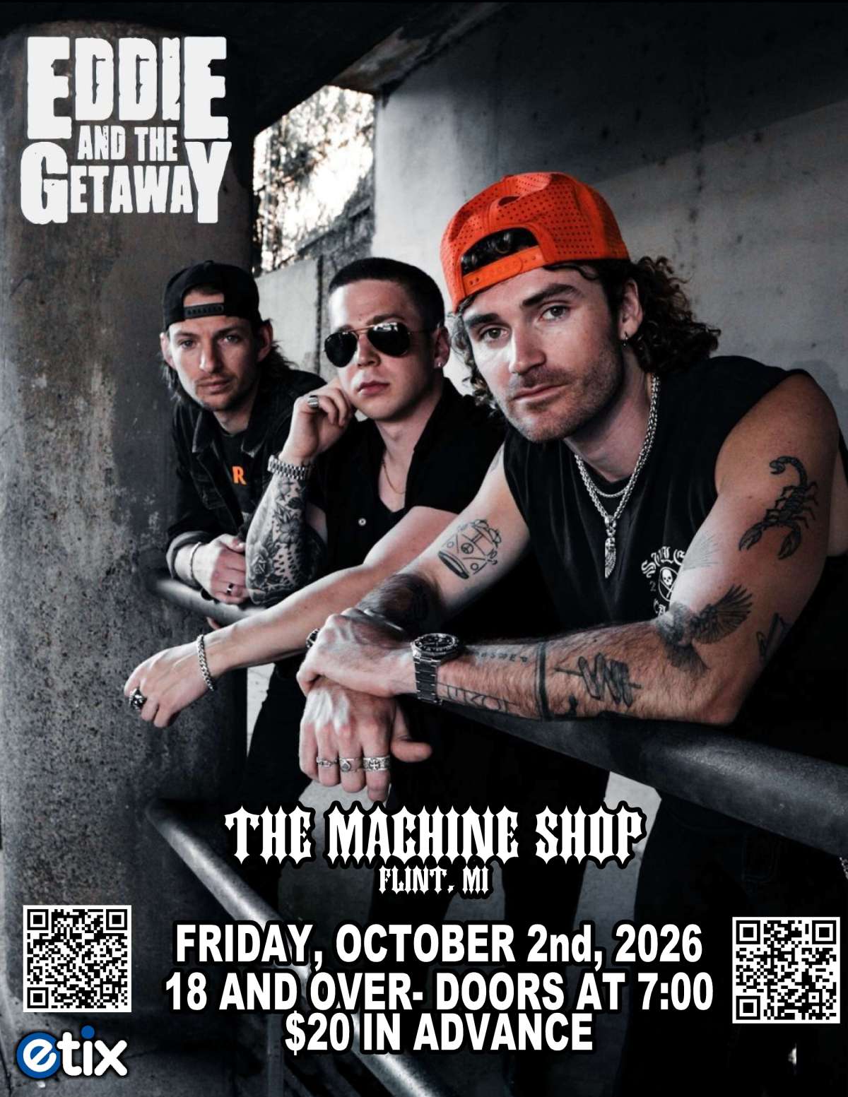 EDDIE and THE GETAWAY-18+