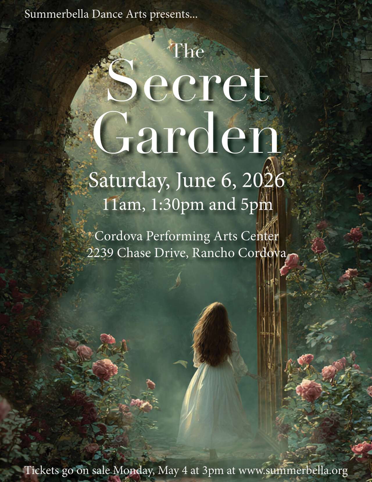Secret Garden HACO シークレット・ガーデン ハコ The Secret Garden Tickets | Rancho Cordova, CA | Cordova High