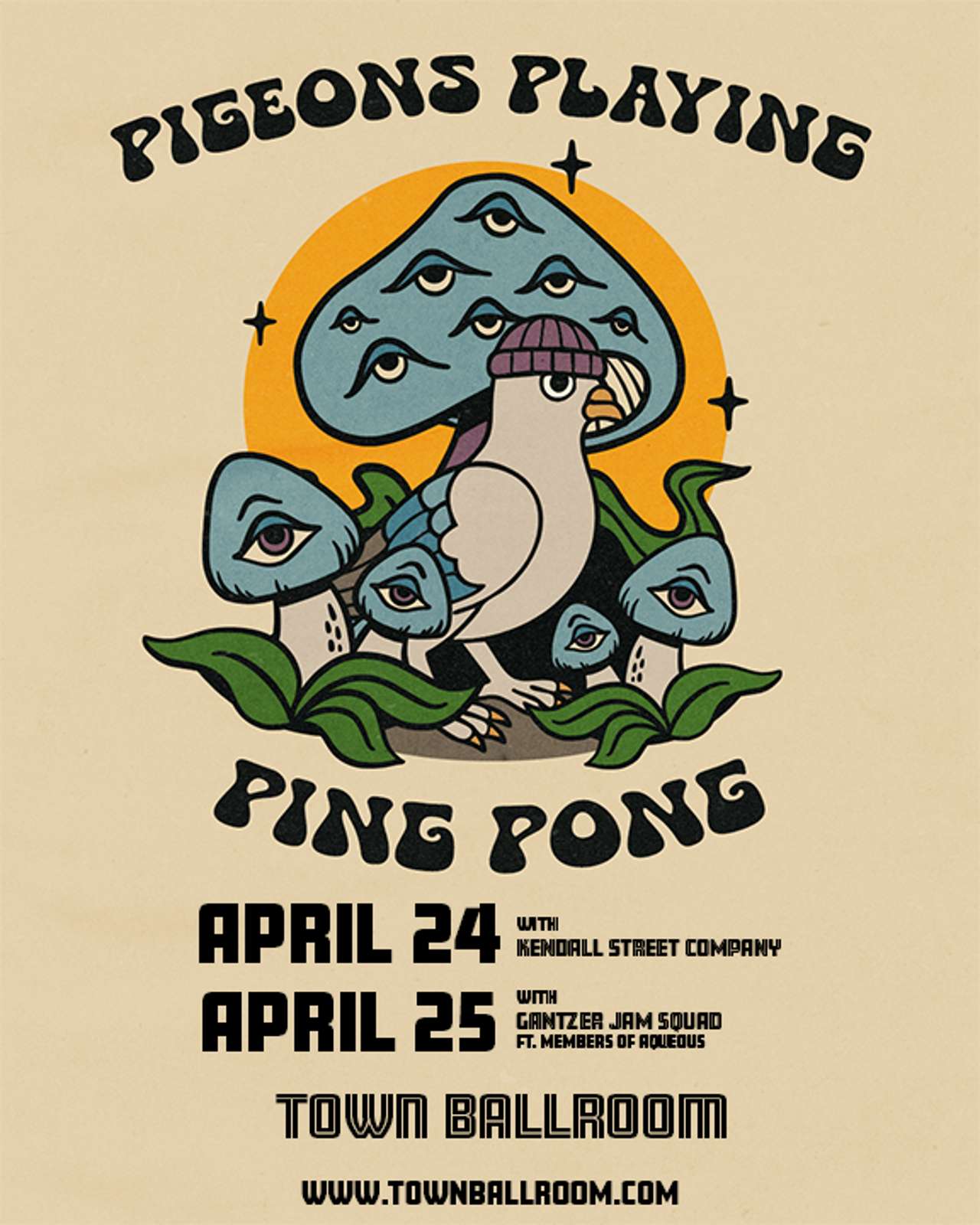 Pigeons Playing Ping Pong