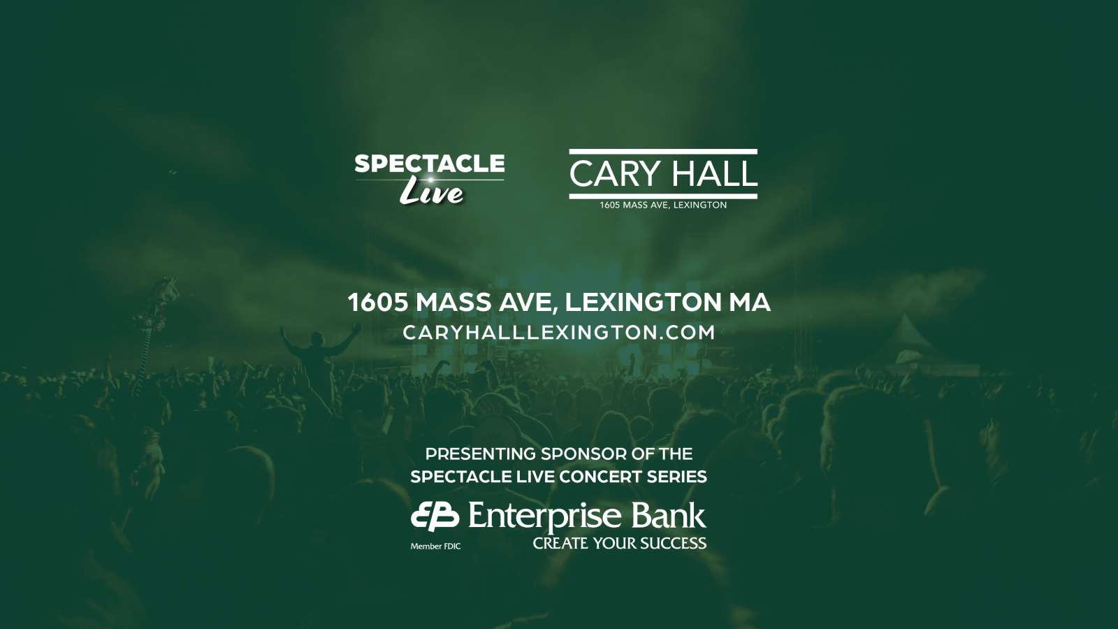 Cary Memorial Hall Official Tickets Lexington, MA
